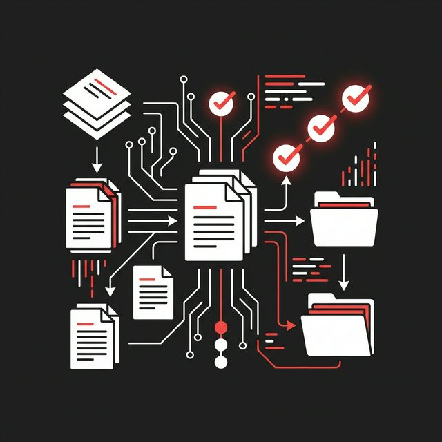Document Processing Illustration